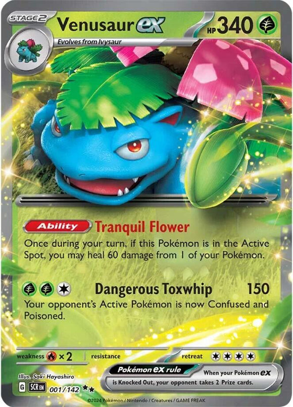 Venusaur ex [001/142] - (Stellar Crown) Holofoil