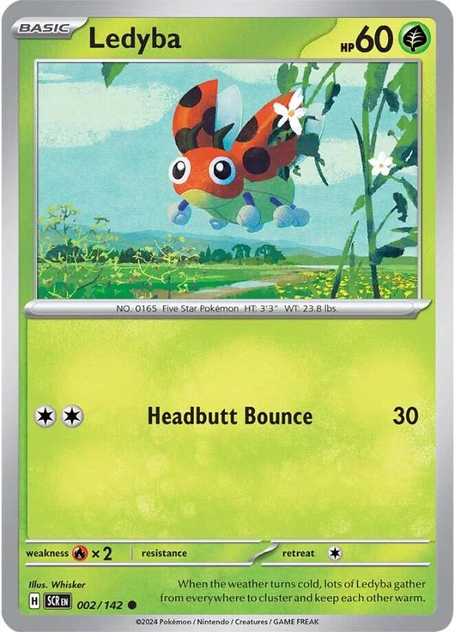 Ledyba [002/142] - (Stellar Crown) Reverse Holofoil