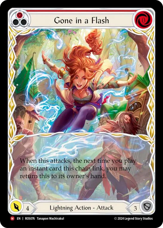 Gone in a Flash (Extended Art) [ROS076] (Rosetta) Rainbow Foil