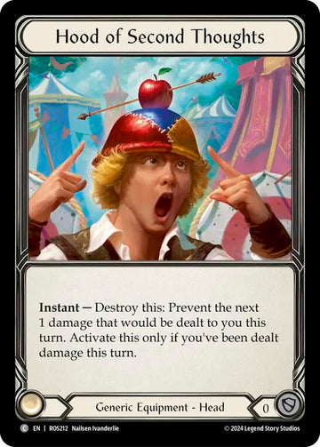 Hood of Second Thoughts [ROS212] [Rosetta] Cold Foil