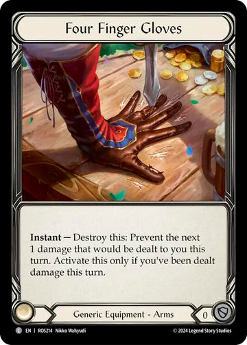 Four Finger Gloves [ROS214] [Rosetta] Cold Foil