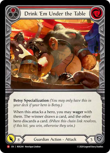 Drink 'Em Under the Table [ROS244] (Rosetta) Rainbow Foil