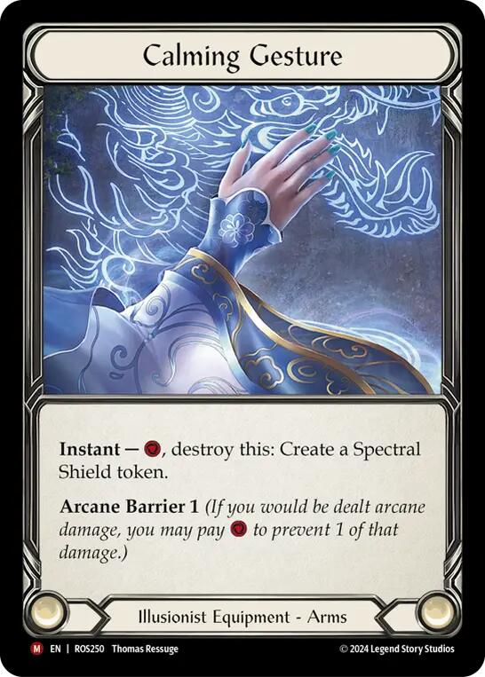 Calming Gesture [ROS250] [Rosetta] Cold Foil