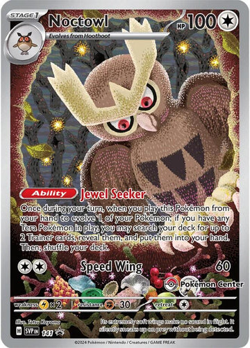 Noctowl (Pokemon Center Exclusive) [141] [Scarlet & Violet Promo Cards] Holofoil