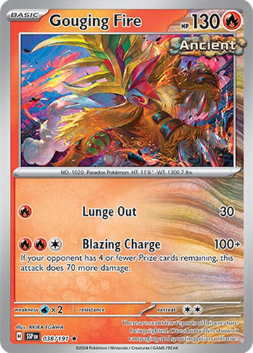Gouging Fire [038/191] - (Surging Sparks) Reverse Holofoil