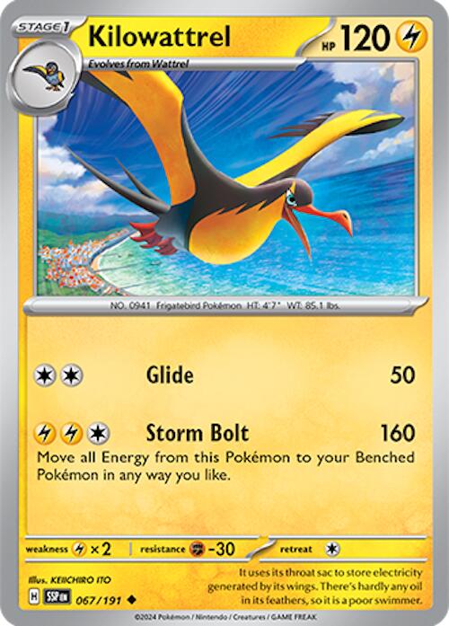 Kilowattrel [067/191] - (Surging Sparks) Reverse Holofoil