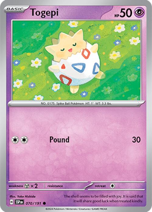 Togepi [070/191] - (Surging Sparks) Reverse Holofoil