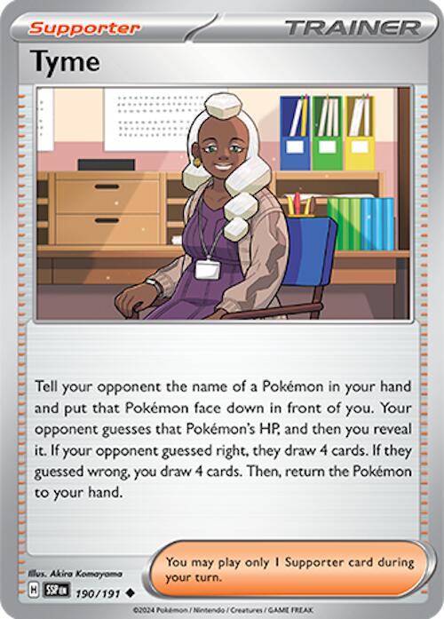 Tyme [190/191] - (Surging Sparks) Reverse Holofoil