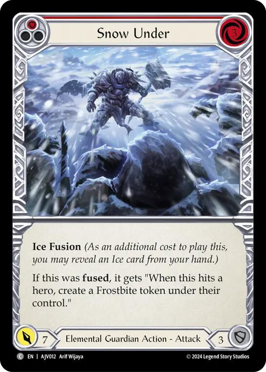 Snow Under (Red) [AJV012] [Armory Deck: Jarl Vetreidi]