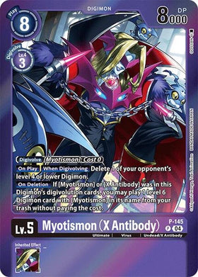 Myotismon (X Antibody) (Reprint) [P-145 P] [Special Limited Set] Foil