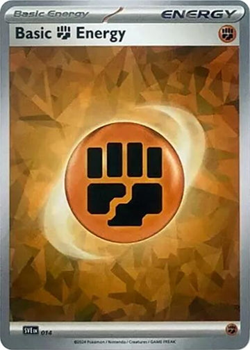 Basic Fighting Energy (Cracked Ice Holo) [014] [Stellar Crown] Holofoil
