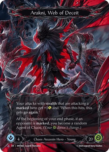 Arakni, Web of Deceit (Marvel) [HNT002] [The Hunted] Cold Foil