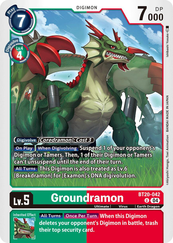 Groundramon [BT20-042 U] [Release Special Booster 2.5]