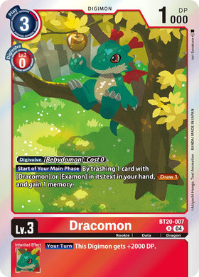 Dracomon [BT20-007 R] [Release Special Booster 2.5] Foil