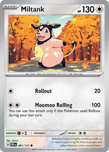 Miltank [081/131] [Prismatic Evolutions] Reverse Holofoil