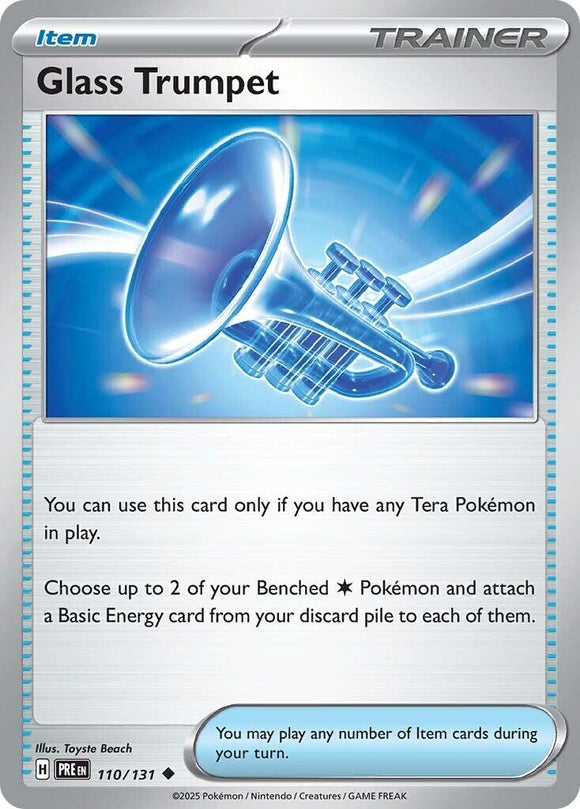Glass Trumpet [110/131] [Prismatic Evolutions] Reverse Holofoil
