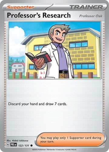 Professor's Research [Professor Oak] [122/131] [Prismatic Evolutions] Reverse Holofoil