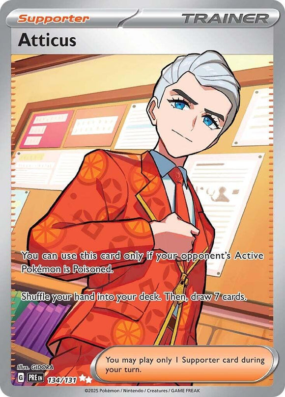 Atticus [134/131] - (Prismatic Evolutions) Holofoil