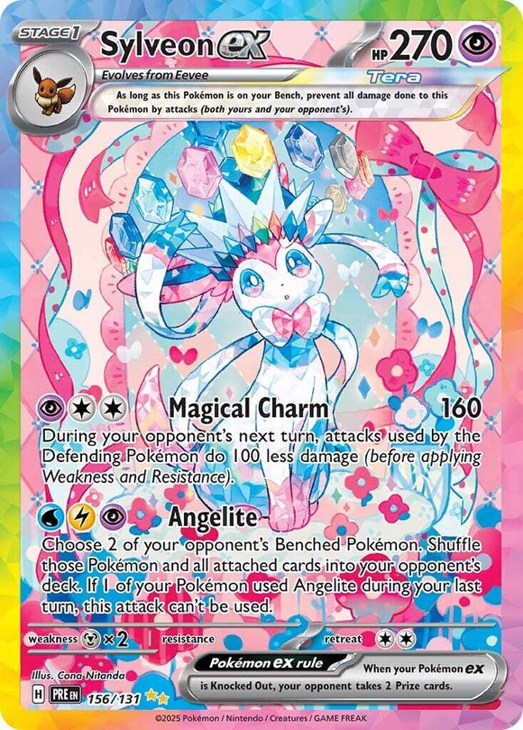 Sylveon ex [156/131] - (Prismatic Evolutions) Holofoil