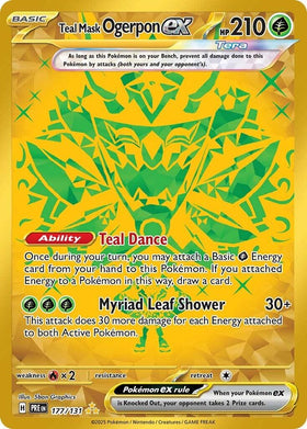 Teal Mask Ogerpon ex [177/131] - (Prismatic Evolutions) Holofoil