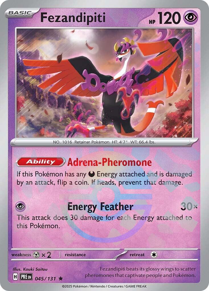 Fezandipiti (Poke Ball Pattern) [045/131] - (Prismatic Evolutions) Holofoil