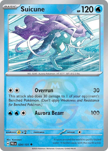 Suicune (Master Ball Pattern) [024/131] - (Prismatic Evolutions) Holofoil