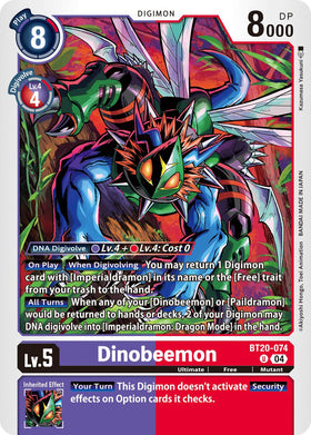 Dinobeemon [BT20-074 U] [Release Special Booster 2.5]