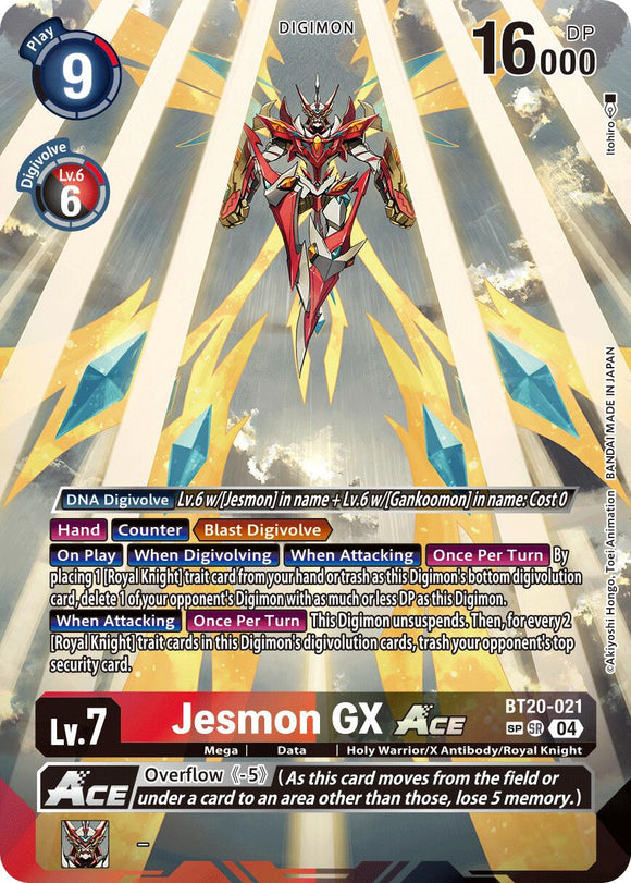 Jesmon GX ACE (Textured) [BT20-021 SR] [Release Special Booster 2.5] Foil