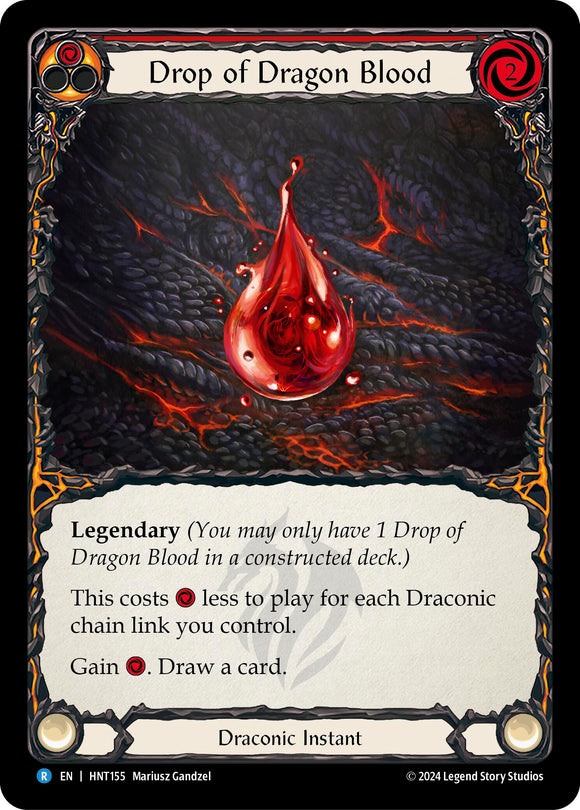 Drop of Dragon Blood (Red) [HNT155] [The Hunted]
