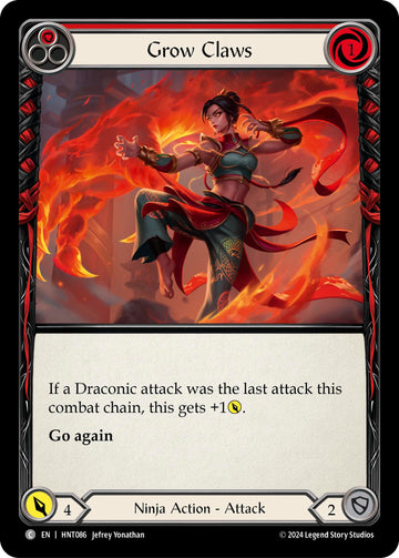 Grow Claws (Red) [HNT086] [The Hunted]