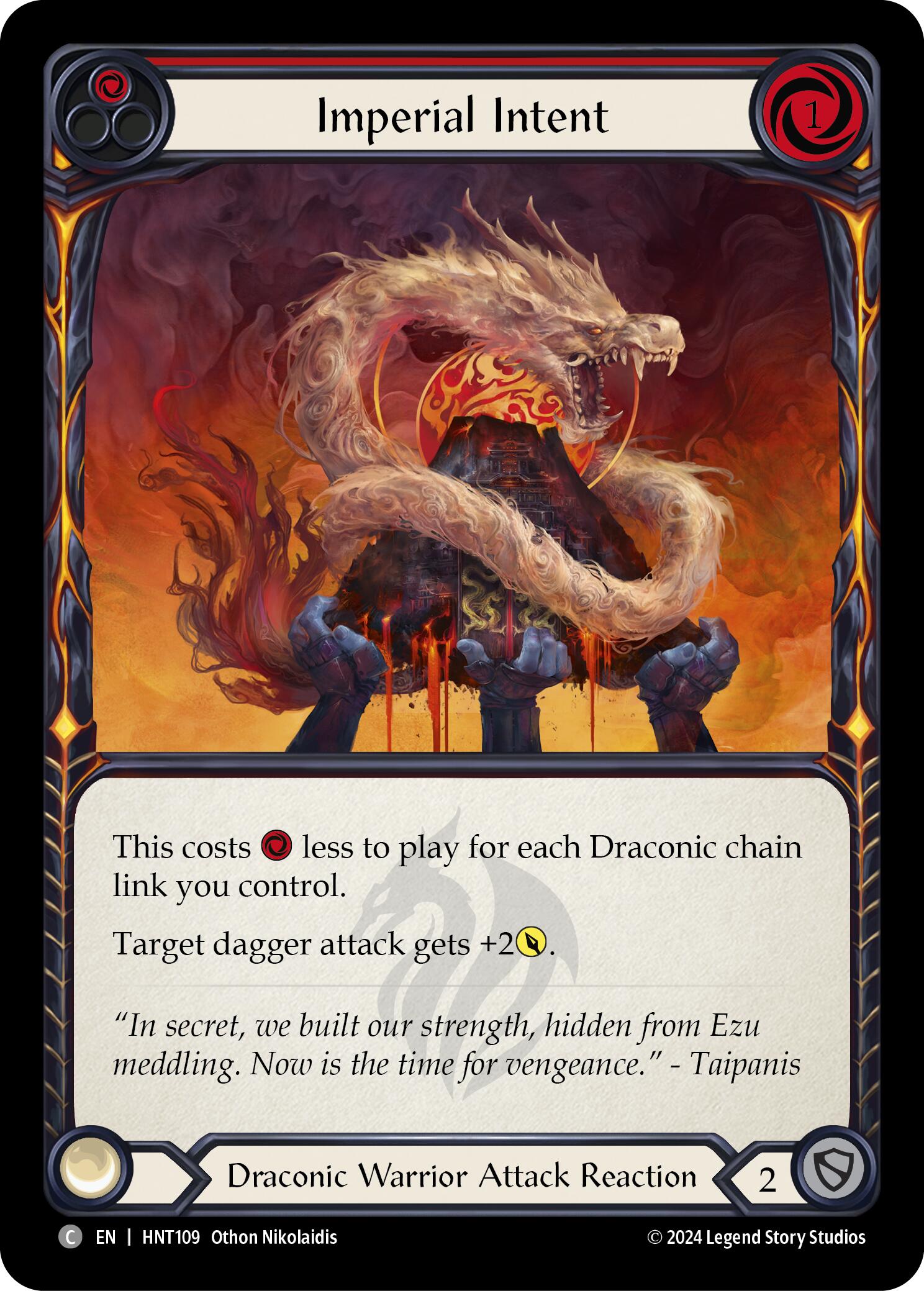 Imperial Intent (Red) [HNT109] [The Hunted] Rainbow Foil