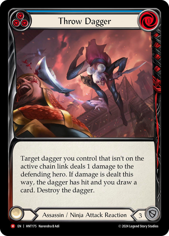 Throw Dagger [HNT175] (The Hunted) Rainbow Foil