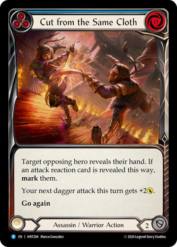 Cut from the Same Cloth (Blue) [HNT204] [The Hunted] Rainbow Foil