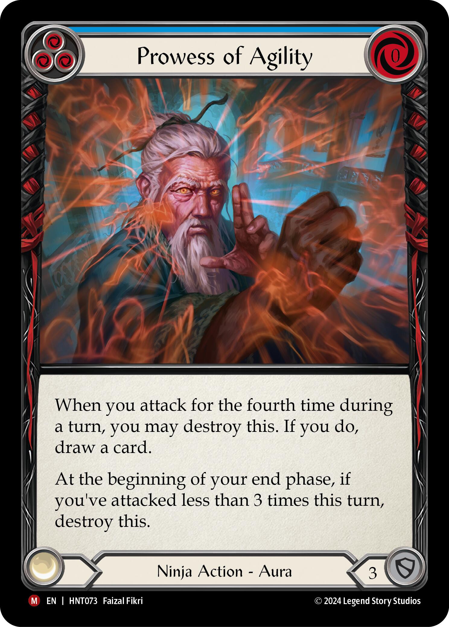 Prowess of Agility [HNT073] (The Hunted) Rainbow Foil