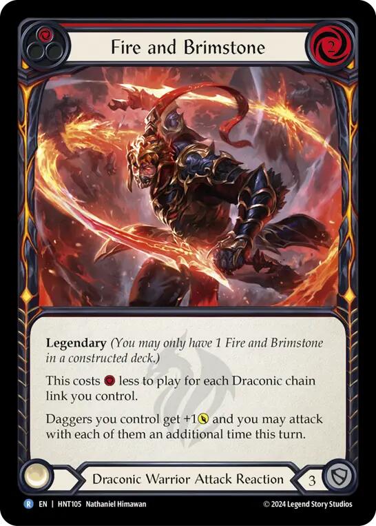Fire and Brimstone [HNT105] [The Hunted] Rainbow Foil