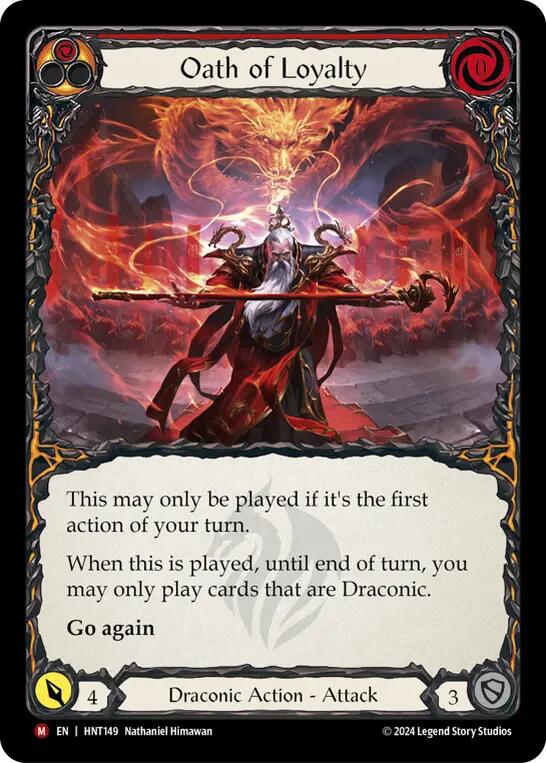 Oath of Loyalty [HNT149] (The Hunted) Rainbow Foil