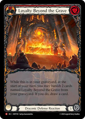 Loyalty Beyond the Grave (Extended Art) [HNT150] [The Hunted] Rainbow Foil