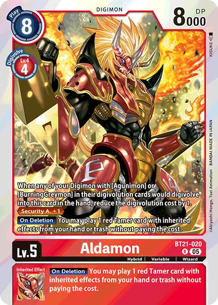 Aldamon [BT21-020 R] [World Convergence] Foil