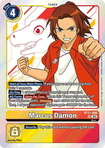 Marcus Damon [BT21-086 SR] [World Convergence] Foil