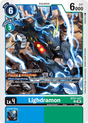 Lighdramon [BT21-037 U] [World Convergence]