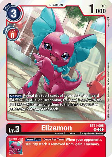 Elizamon [BT21-008 R] [World Convergence] Foil