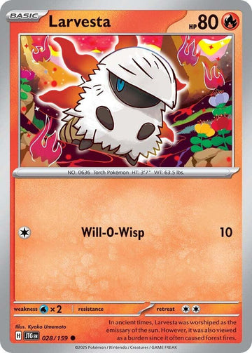 Larvesta [028/159] [Journey Together] Reverse Holofoil