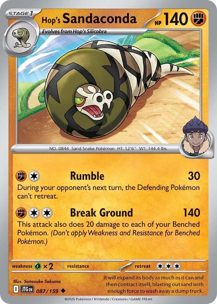 Hop's Sandaconda [087/159] [Journey Together] Reverse Holofoil