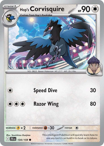 Hop's Corvisquire [134/159] [Journey Together] Reverse Holofoil