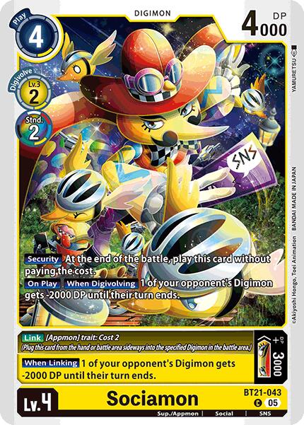 Sociamon [BT21-043 C] [World Convergence]