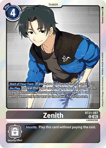 Zenith [BT21-087 R] [World Convergence] Foil