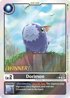Dorimon (Store Tournament 2025 Vol.2 Winner Pack) [P-176 P] [Digimon Promotion Cards] Foil