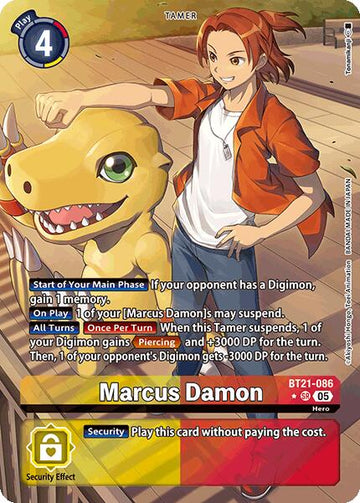 Marcus Damon (Alternate Art) [BT21-086 SR] [World Convergence] Foil