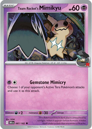 Team Rocket's Mimikyu [087/182] [Destined Rivals]