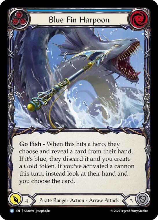 Blue Fin Harpoon [SEA089] [High Seas] Rainbow Foil